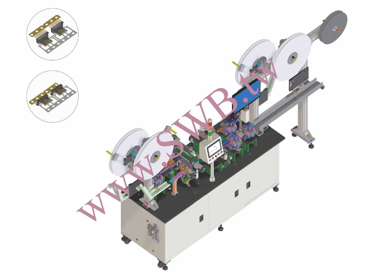 Type-C MD Components Assembling and Inspection Machine