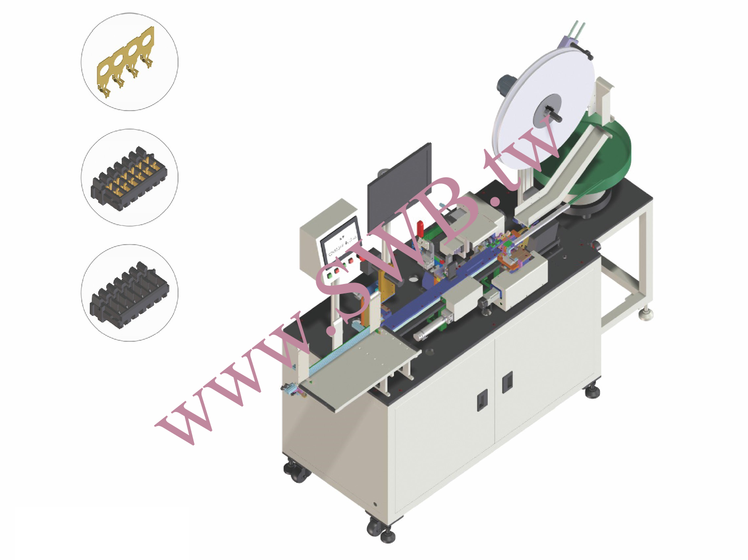 WTB 0.6 Cable Side Assembling Inspection Machine